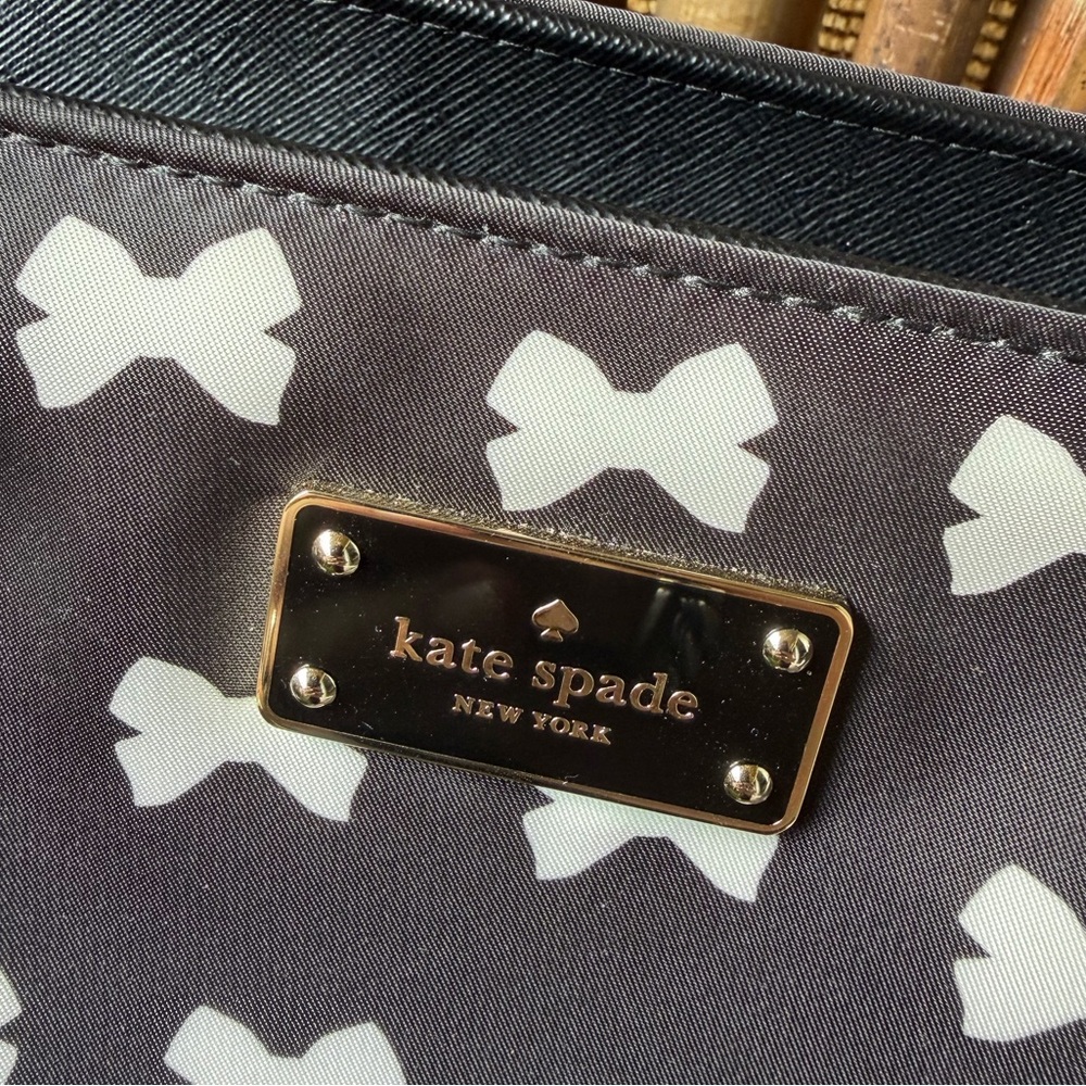 KATE SPADE nylon large bow print tote bag - Picture 4 of 10
